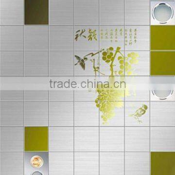 silkscreen and plating color stainless steel sheet 304