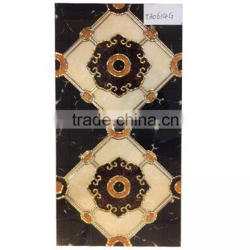 300x300 mm polished golden interior decorative wall and floor tile