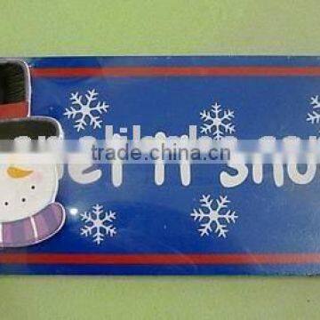 Snowman door hanger