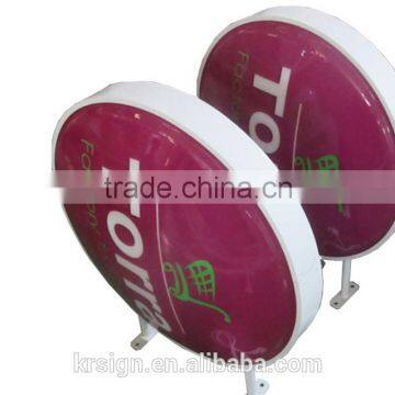 Light Box of LED strips,Acrylic Material in rectangle /round,Customized shape, aluminum Frame light box