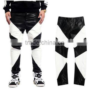 Fashionable Men Leather Pants For Motorbike