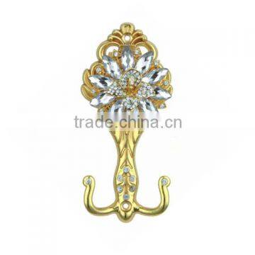 Zinc flower curtain hook for home decoration