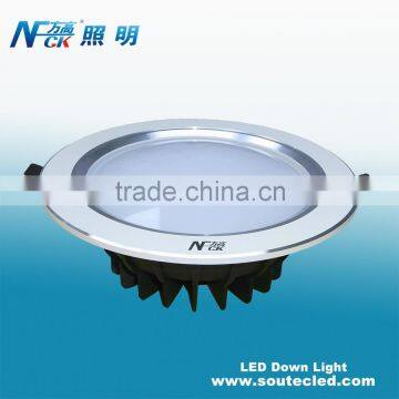 Ultra bright 3w 5w 7w 9w 12w 15w 18w 20w led down light with CE RoHS 12W 1020lm 4500K led downlight