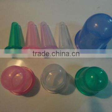 Silicone vacuum suction cup for massage