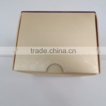 gold printing paper box for cosmetic package with special design