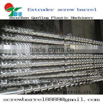 extruder screw and barrel for plastic granulator