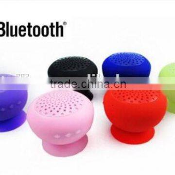 Mini Mushroom Bluetooth Speaker Wireless Waterproof Silicone Suction New