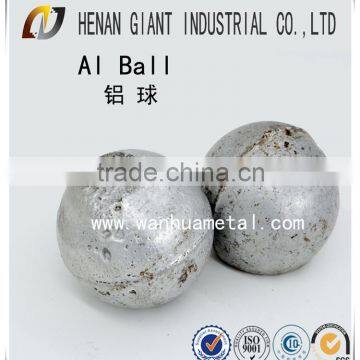 Al slag briquette used in steel making line