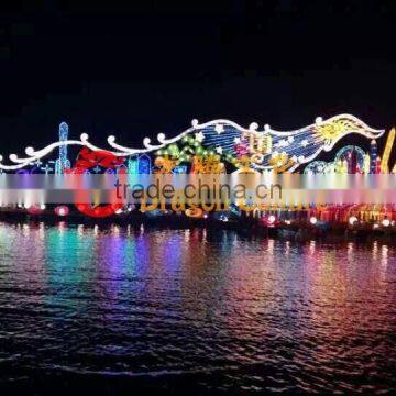 Beautiful City Lantern Shows Water Lantern Show