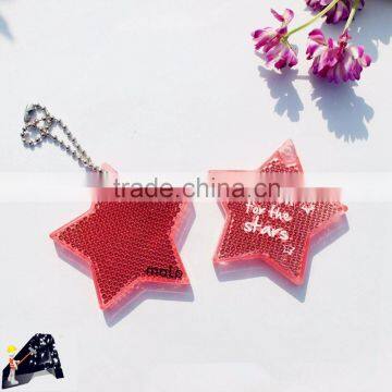 Star shape plastic warning tag