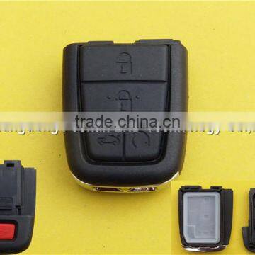 Top quality 4+1 button remote part plastic car key case blank for Chevrolet