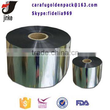 Laminated foil food packing film