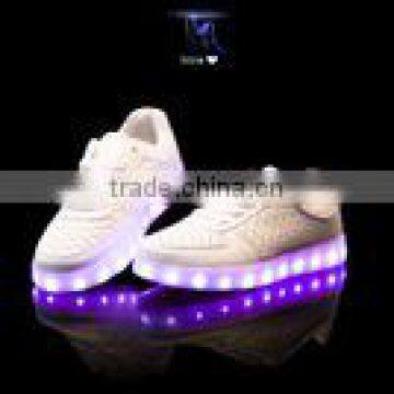 2016 Unisex Women Men Kids USB Charging light Flashing Sneakers LED Shoes                        
                                                Quality Choice