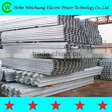 High Quality Cross Arm , Channel Steel / Angle Steel Cross Arm for Line Hardware, Unequal in Performance