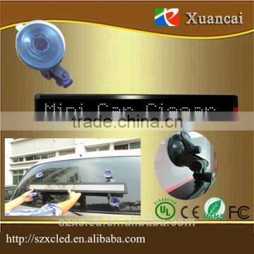 XuanCai Bluetooth App White semi-out door DIP high brightness adjustable LED car sign