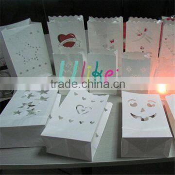 Lantern Candle Bag Fireproof Candle Bag Paper Floor Standing Paper Lantern photo-4