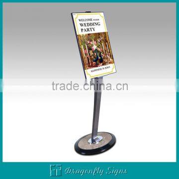Advertising good quality promotional Aluminum poster stand
