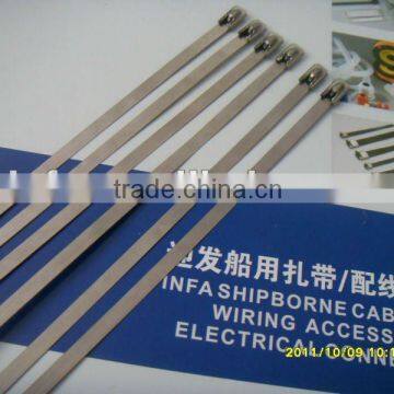 SS304 PVC coated stainless steel cable ties