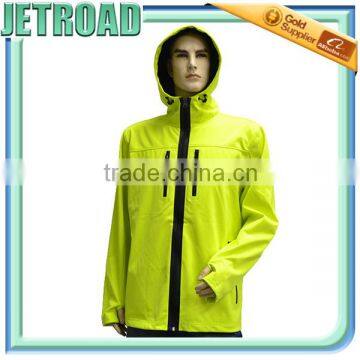 Men Breathable Membrane Softshell Jacket With Welded Zipper photo-2