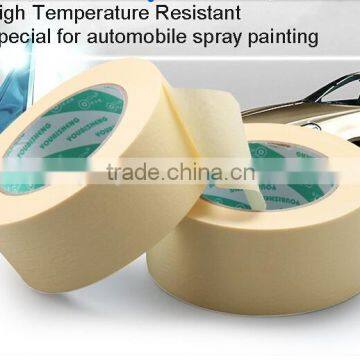 140mic*48mm*50m Painting and Drawing Rubber Glue White Masking tape