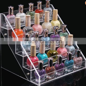 Customized acrylic display ,otating acrylic nail polish rack display,nail polish showcase stands