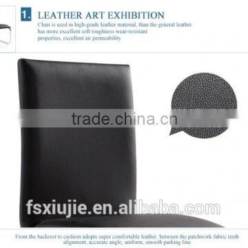 Z2036 Hot Selling s Shape Dining Chair Modern Leather Steel Dining Chairs photo-3