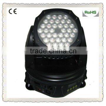 36*3W RGB mini mini moving head stage wash lighting