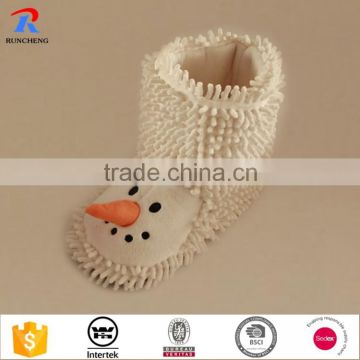 white color cute and warm baby slippers shoes