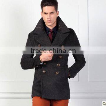 Latest Design Double Buttons Coat For Male