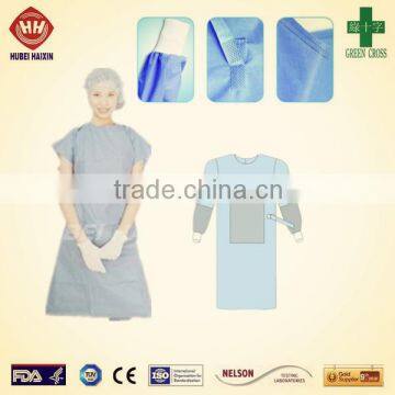 Patient and doctors Anti-static SMMS reinforce surgical gown CE