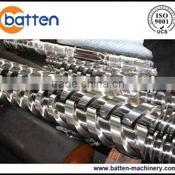 extruder parallel twin screw barrel for plastic machine