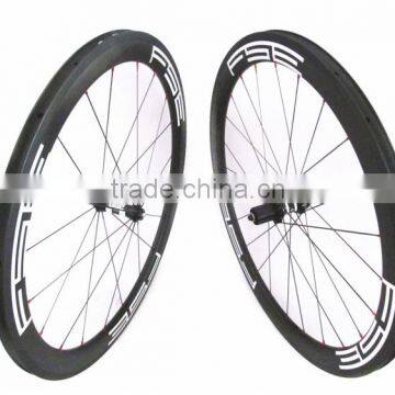 2016 New arrival! Far Sports 50mm carbon bicycle wheels, 23mm wide carbon wheels clincher 20H/24H U shape with DT 350s wholesale                        
                                                Quality Choice