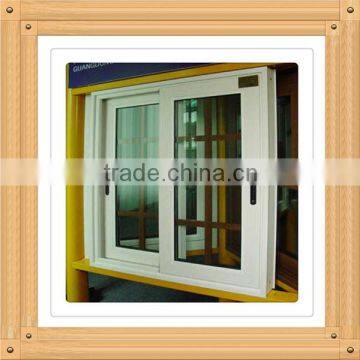 pvc slidng windows/UPVC silding windows with grill design