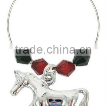 metal animal wine charm rings, various designs,passed SGS factory audit and ISO 9001 certification