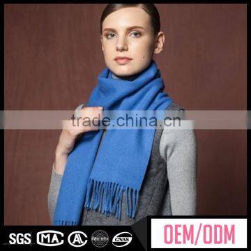 New design scarf pashmina, pure cashmere knitting scarf in solid colour, woven light cashmere scarf