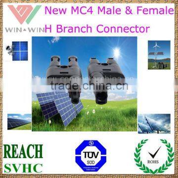 TUV Approval New MC4 Male & Female H Branch Connector