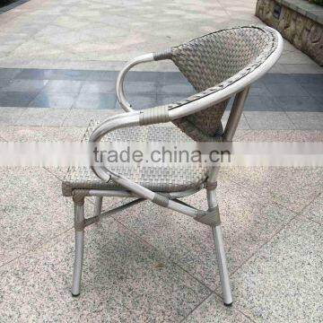 outdoor furniture high quality bamboo look fabric chair