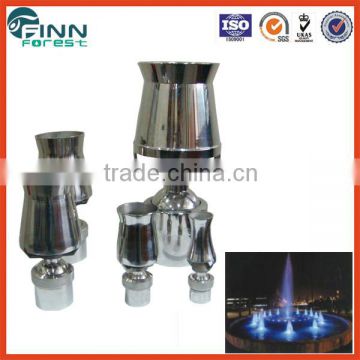 Stainless steel 304 3'' big size Ice tower can adjustable dancing water fountain spray nozzles