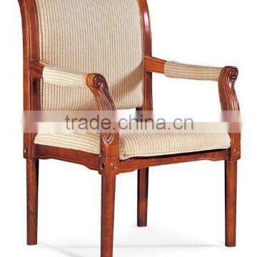 Office furniture buy from China wood and beige fabric boss/conference chair(FOHF-60#)