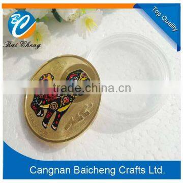 wholesale casting metal souvenir coin with your own logo