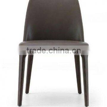 PU lacquer Solid wood and Steel Dining Chair