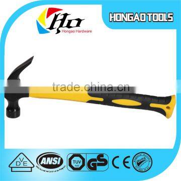 Professional octagonal hammer tools ,claw hammer,TPR handle hammer