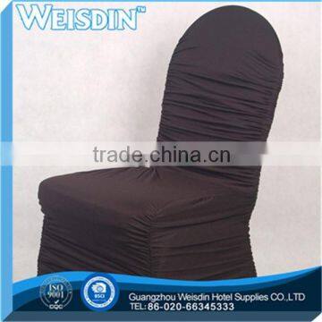 Waterproof Spandex Chair Cover for Wedding wholesale lycra black chair cover with arch in the bottom