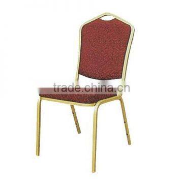 Modern Metal Stacking Hotel Banquet Chair Fabric Dining Room Chair