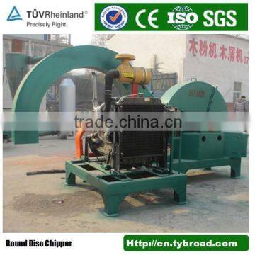 long working life wood chipper with diesel engine