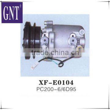 Excavator air compressor for PC200-6 6D95