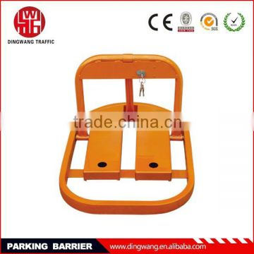 Steel Orange Anti-crash Manual Parking Lock, O Parking Barrier