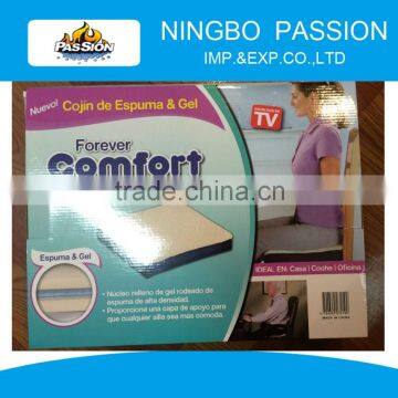 Gel cushion / Gel foam seat cushion / forever comfy cushion