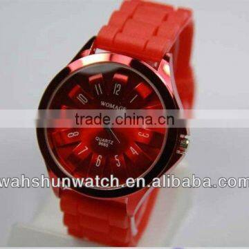 2013 silicone alloy 5 atm waterproof unisex watch brands