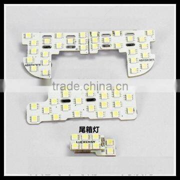 5050 LED Reading Light For Honda City Car Dome Lamp Interior Lighting Full Set
